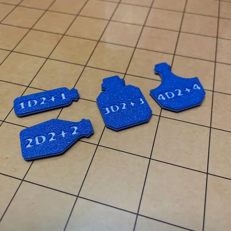 DnD Mana Potion Tokens
