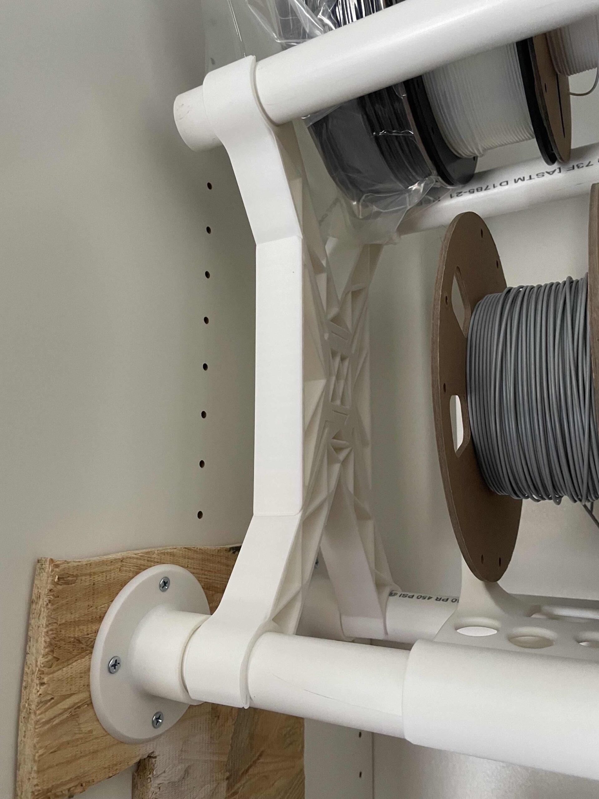 PVC Pipe 3D filament Storage and sorting rack